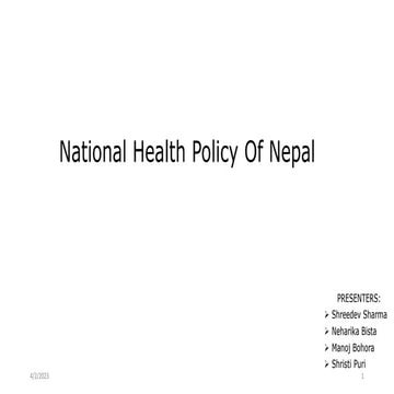 National Health Policy Of Nepal new.pptx