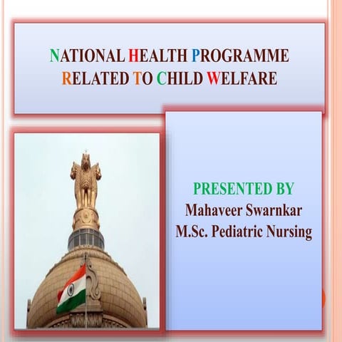 National health programmes related to child health