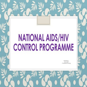 National std control programme 11 | PPTX