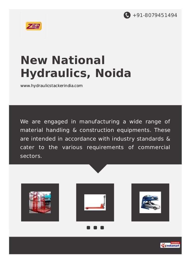 New National Hydraulics, Noida, Material Handling and Construction E…