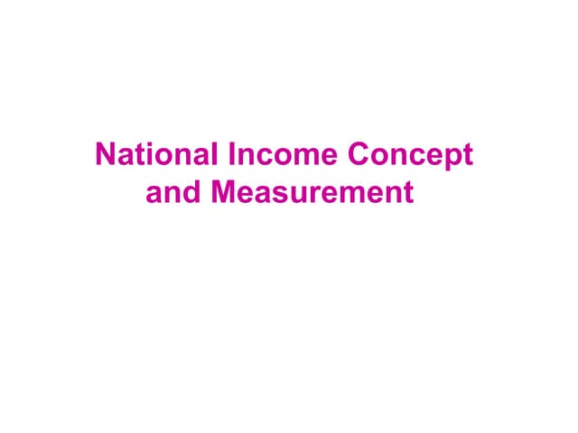 National income