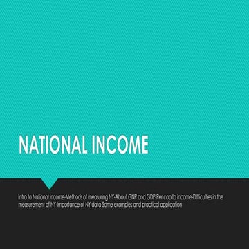 National Income