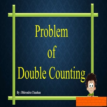 National income  problem of double counting