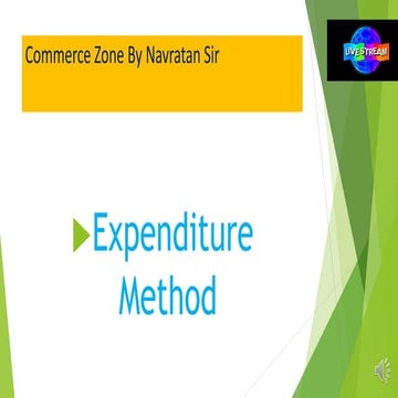 National income (expenditure method)