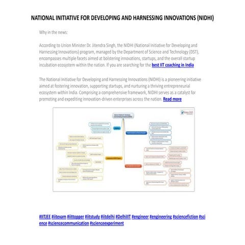 NATIONAL INITIATIVE FOR DEVELOPING AND HARNESSING INNOVATIONS (.pptx