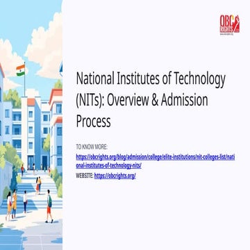 National Institutes Of Technology(NITs). | PPTX