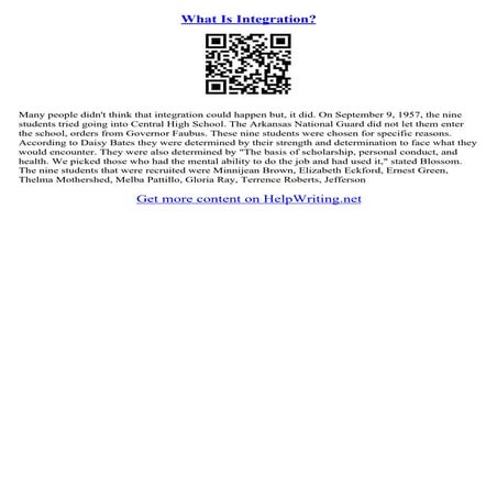 National Integration Essay