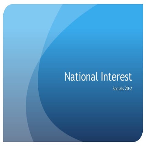National Interest