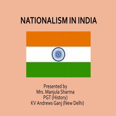Nationalism In India