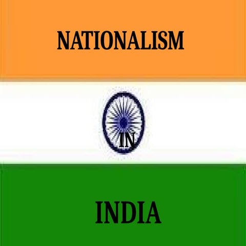 Nationalism in India-Chap-1 History Power Point Presentation