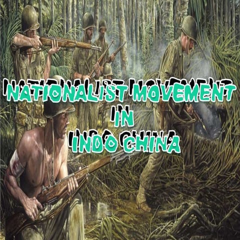 Nationalist movement  in indo china