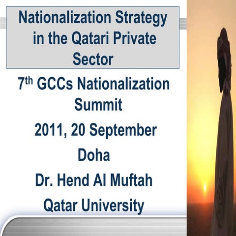 Nationalization at the Qatari Private Sector