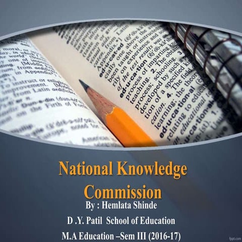 National knowledge Commission