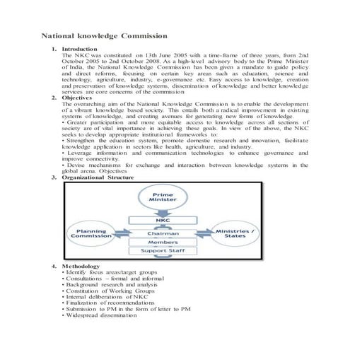 National knowledge commission