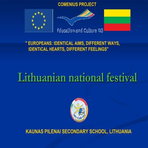 National lithuanian festival | PPT