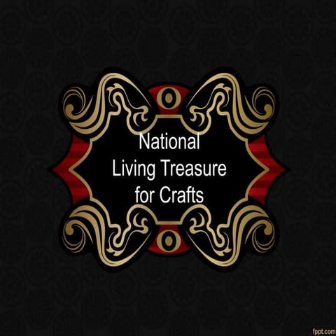 Philippine National Living Treasure for Crafts