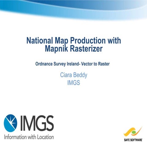 National Map Production with Mapnik Rasteriser FME