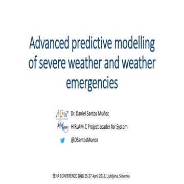 EENA 2018 - Weather-related emergencies 