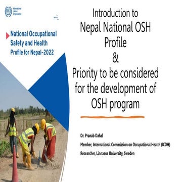 National Occupational Safety and Health (OSH) Profile.pptx