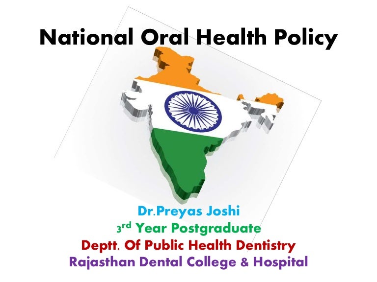 National oral health policy