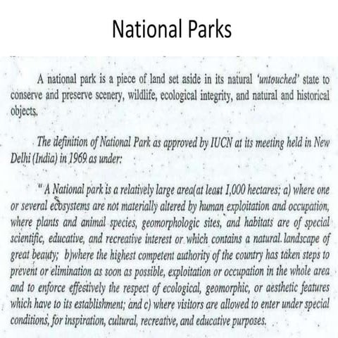 National park BY Muhammad Fahad Ansari  12IEEM14