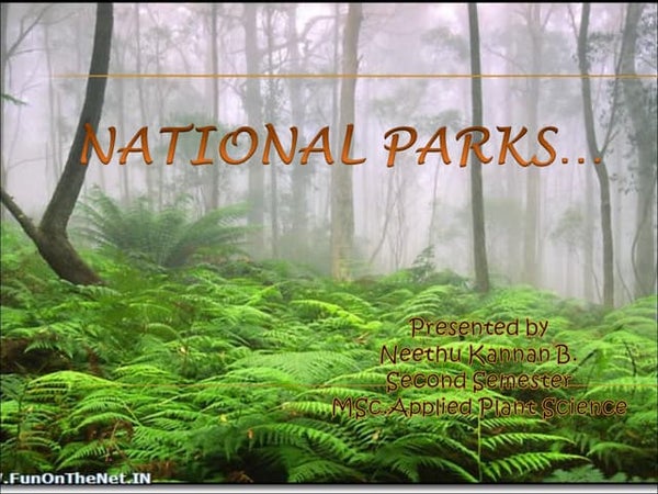 Wildlife Sanctuaries And National Park In India Wildlife Sanctuaries And National Park In India