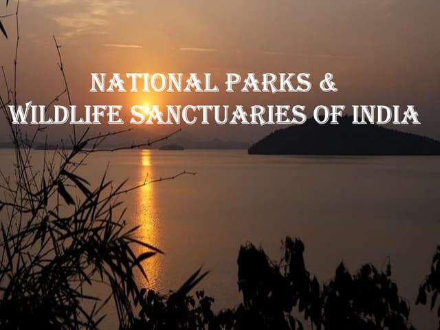 National parks and Wildlife Sanctuaries of india.pptx