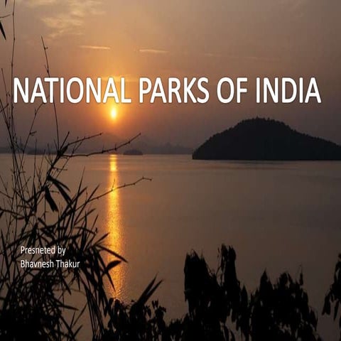 National parks of india