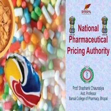 National pharmaceutical pricing authority