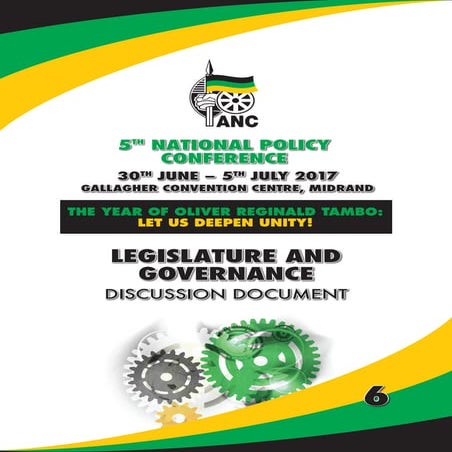 National policy conference 2017 legislature and governance