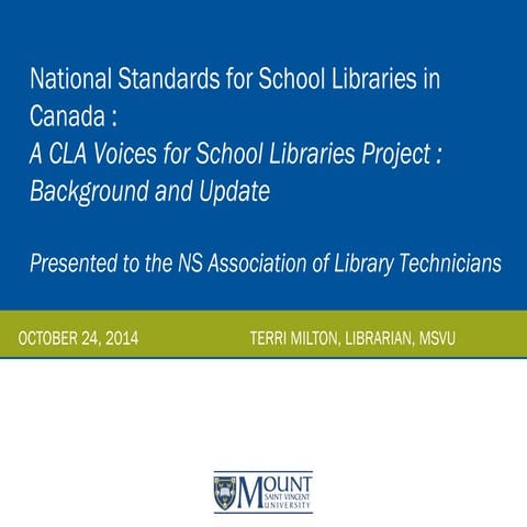 NSALT Conference October 2014