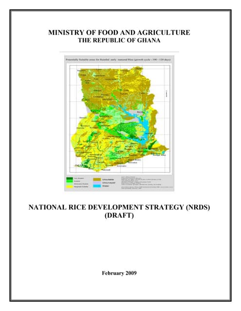 National rice development strategy of ghana