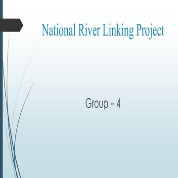 National river linking project