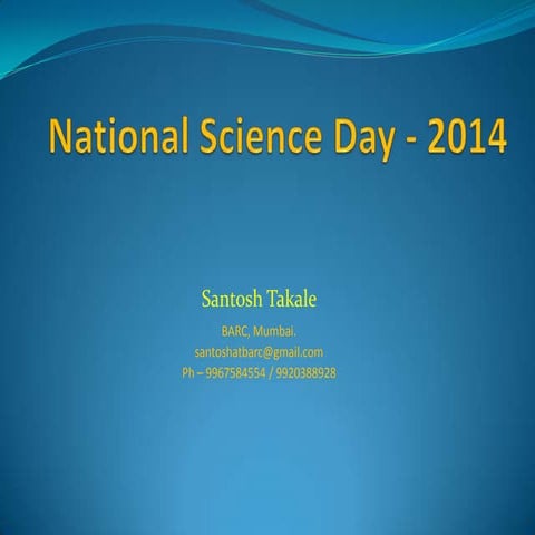 National Science Day-2014 by Santosh Takale