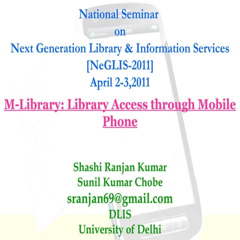 Access Library through Mobile Phone