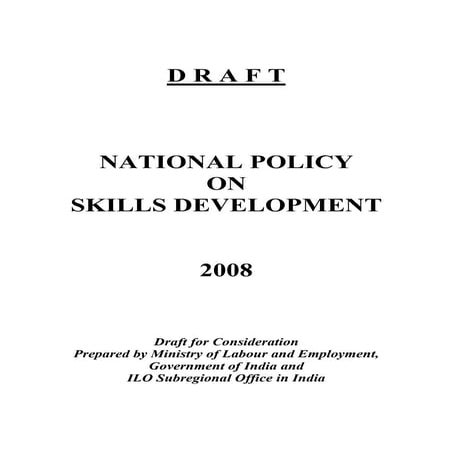 National skills policy