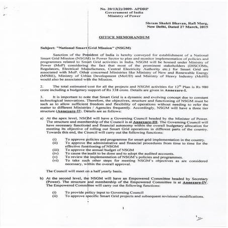 National smart grid_mission_om