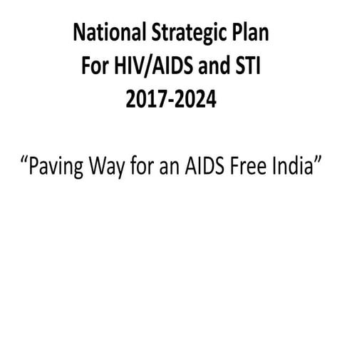 National strategic plan