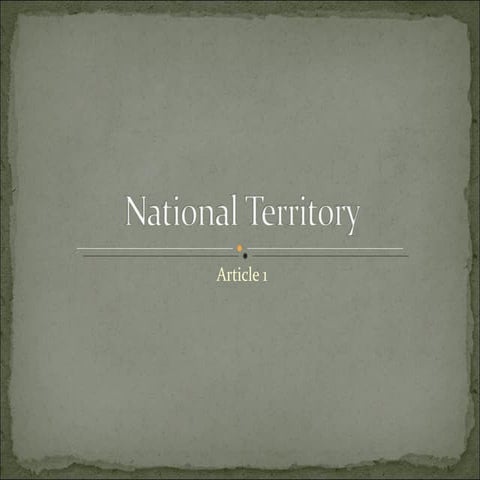 National territory