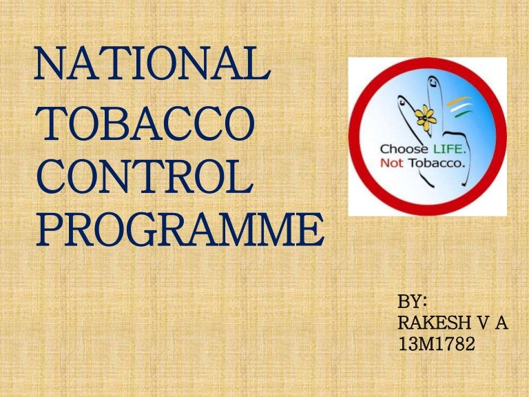 National tobbacco control programme