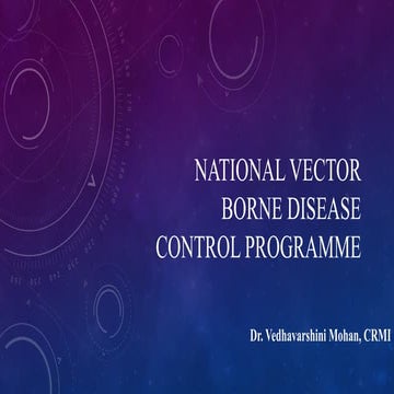 Comprehensive Overview of India's National Vector Borne Disease Control ...