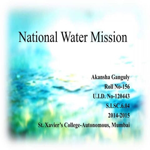 National Water Mission