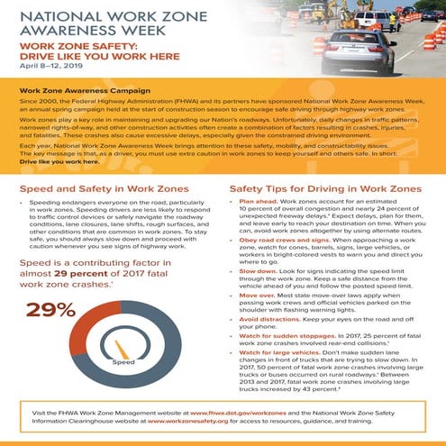 Work Zone Awareness: Keeping Workers Safe in the Zone | PDF