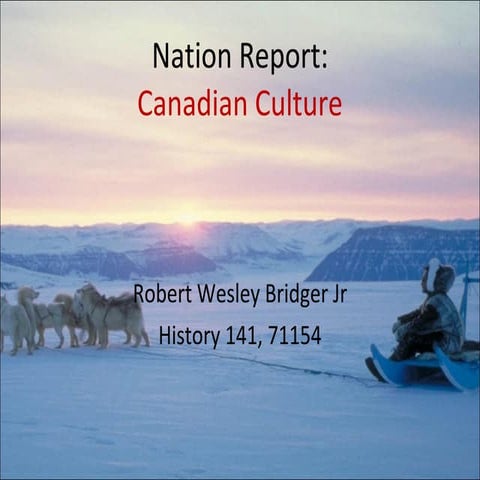 Nation Report - Culture