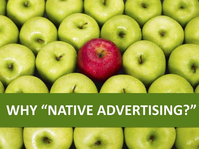 What Is Native Advertising?