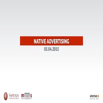 Native Advertising 2015