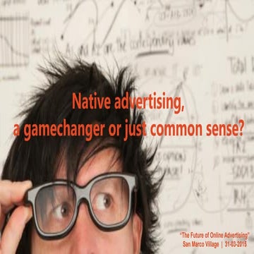 The Future of online advertising seminar Newsmonkey Rik Lagey