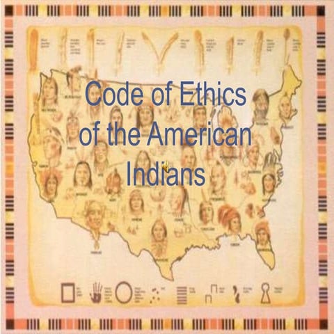 Native american indian code of ethics