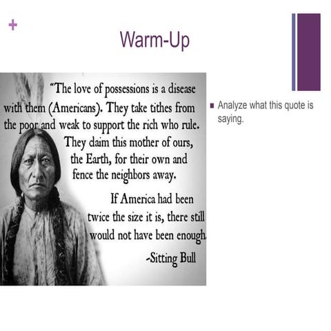 Native American's last stand