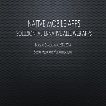 Native Mobile Apps